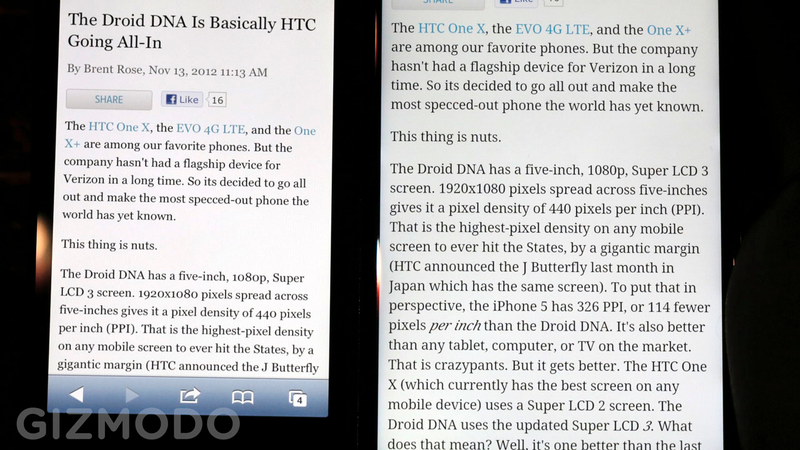 Illustration for article titled HTC Droid DNA Hands On: This Thing Is Sick